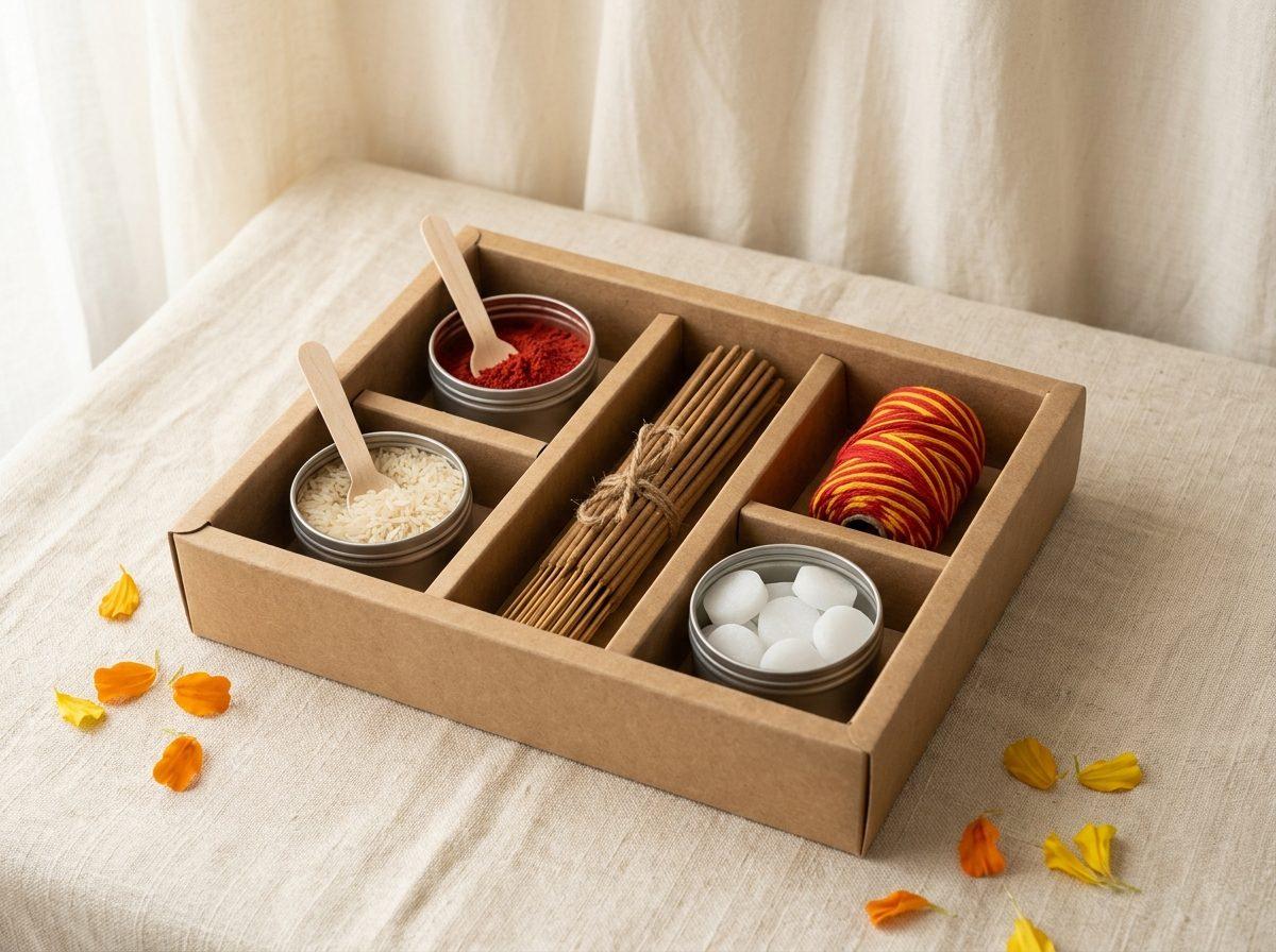 Puja Saathi Mini — The hamper