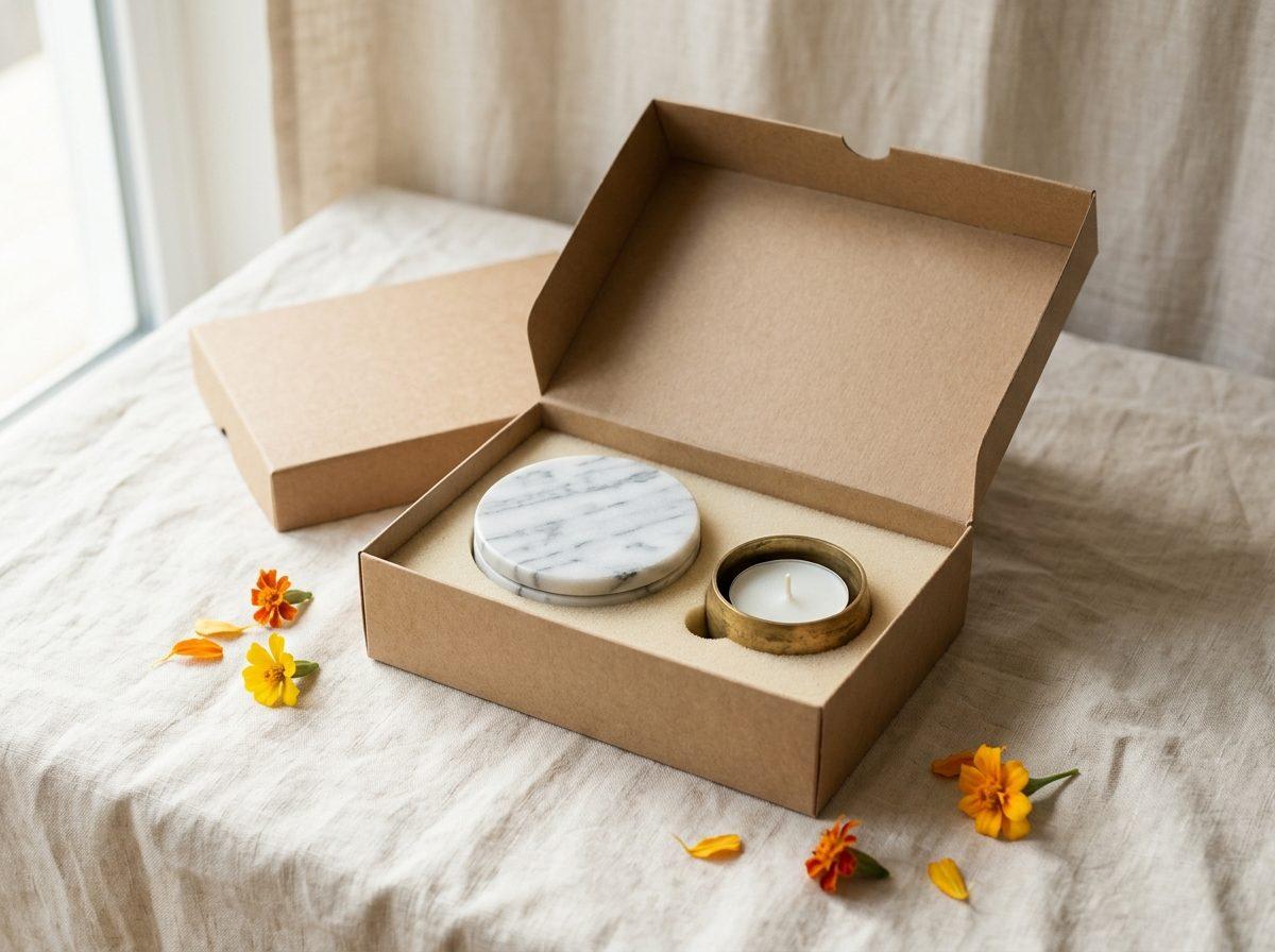 Marble Coaster Duo — The hamper
