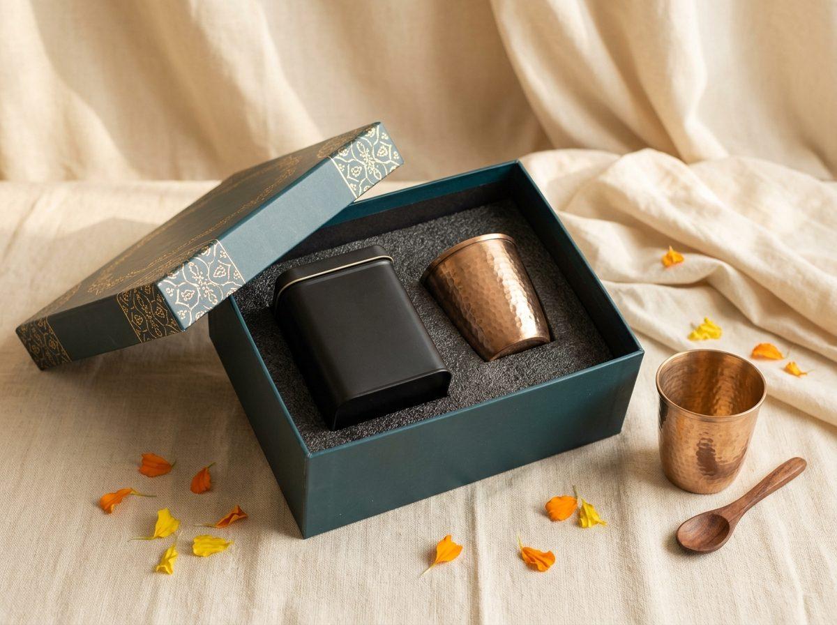 Chai Kansa — 150 g Himalayan tea, 2 kansa cups