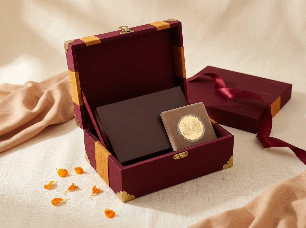 Chocolat Sikka — Imported chocolate box, 10 g plated coin