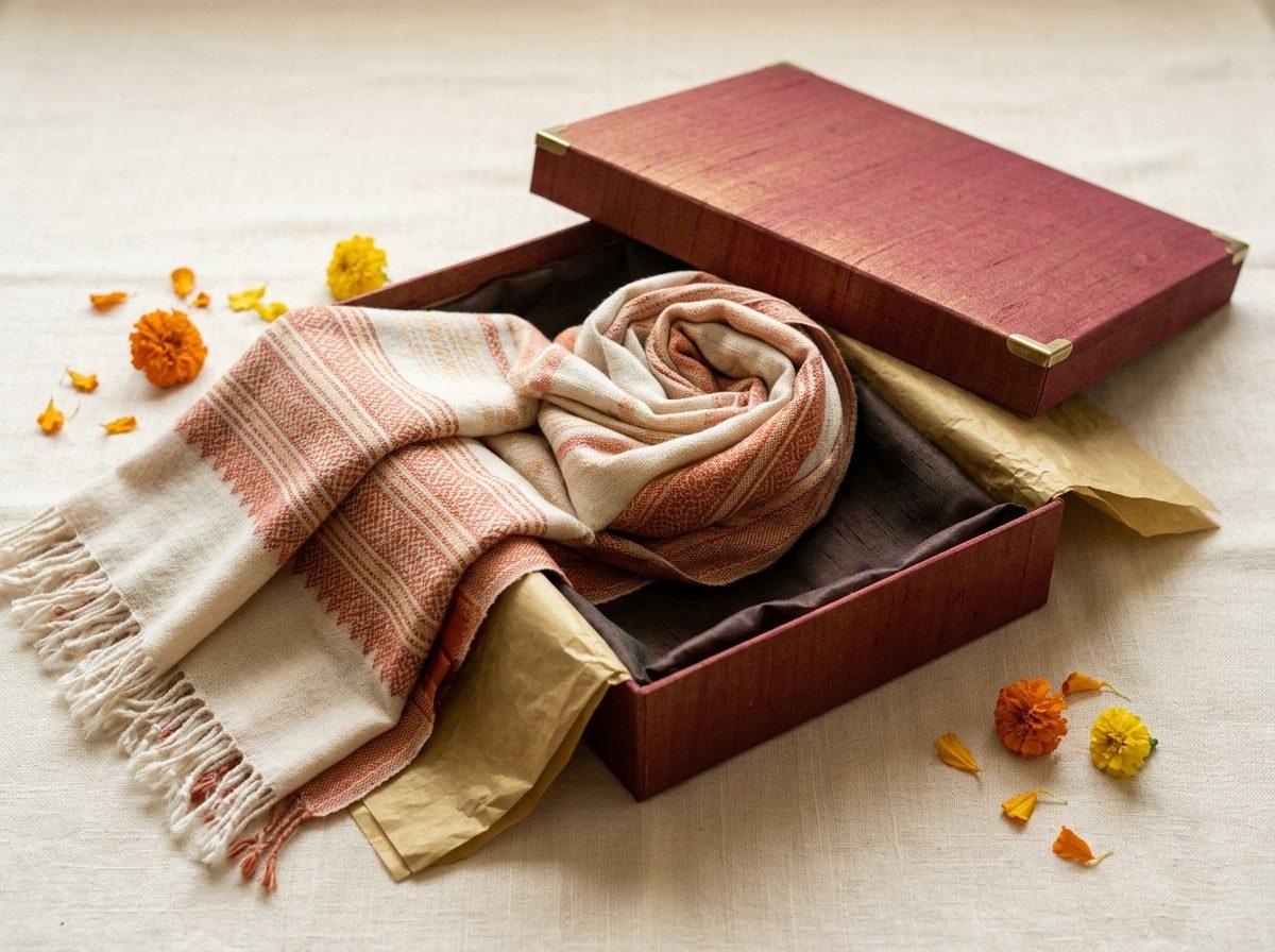 Shawl Light — Himachali woollen shawl, light weave
