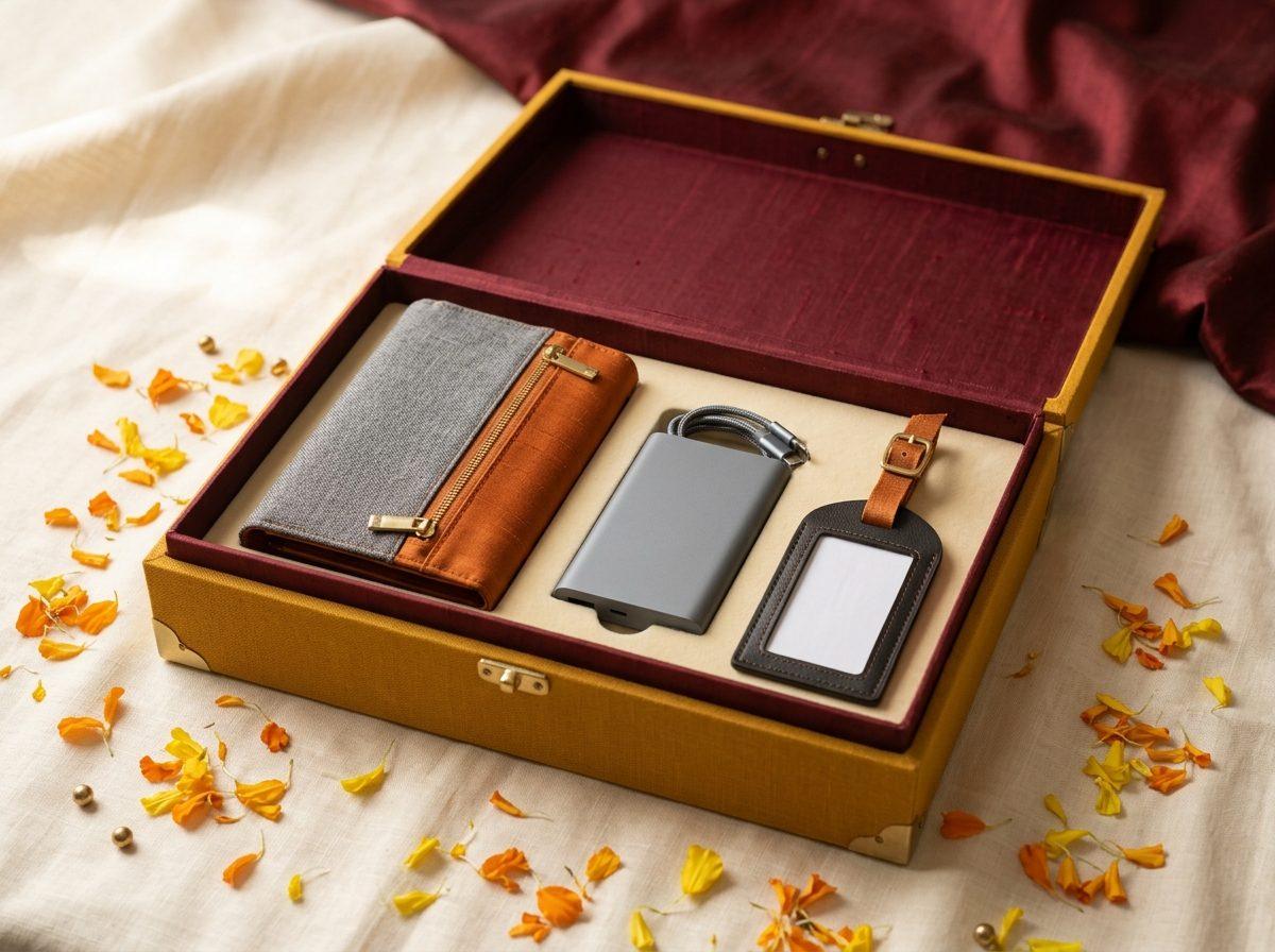 Safar Set — Travel organiser, luggage tag, power bank 5000 mAh