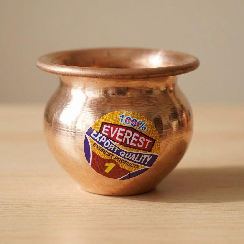Copper Kalash Lota With Sticker