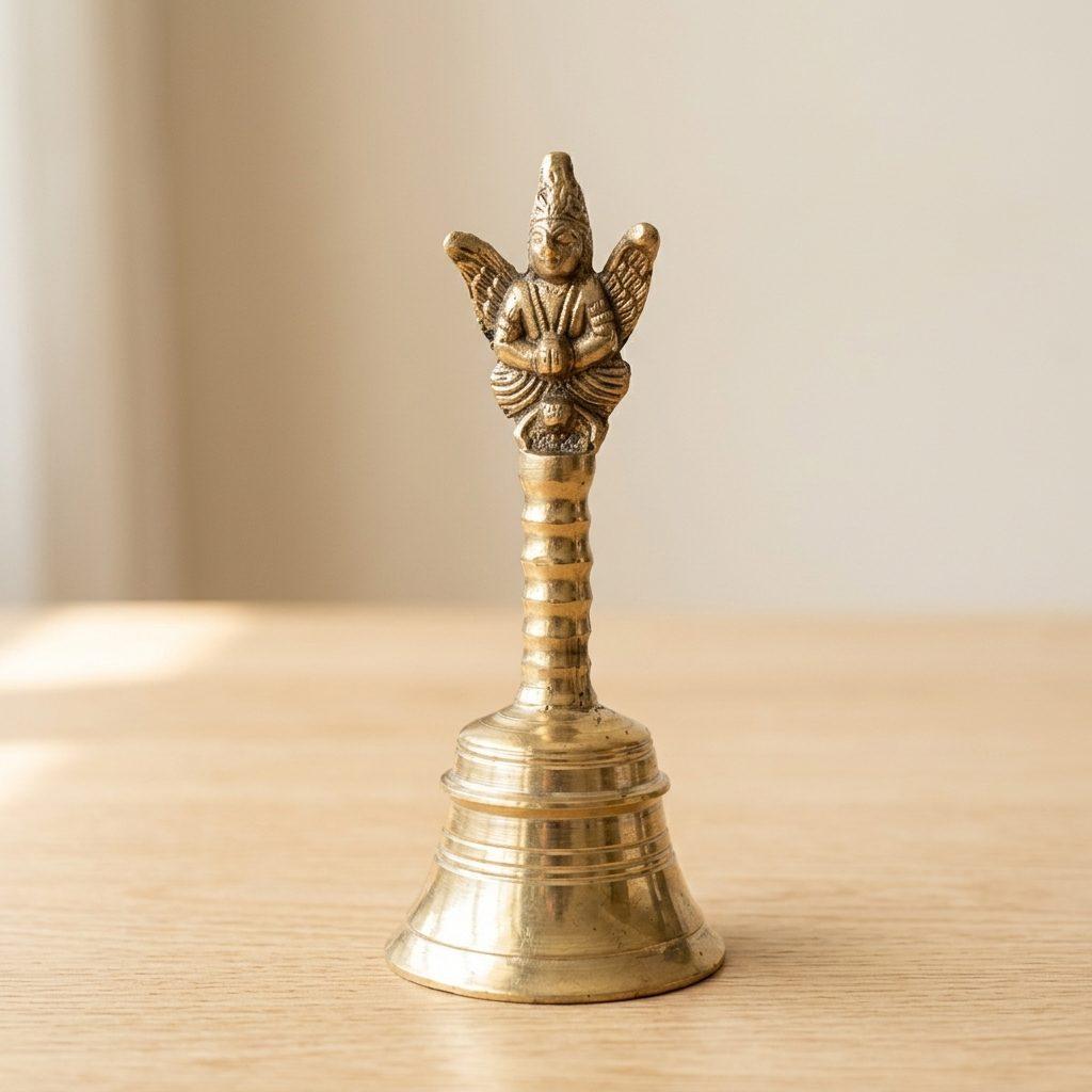 Brass Pooja Bell - 4.5 inch