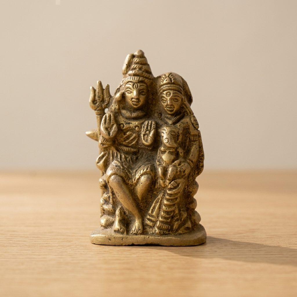 Brass Seated Shiva